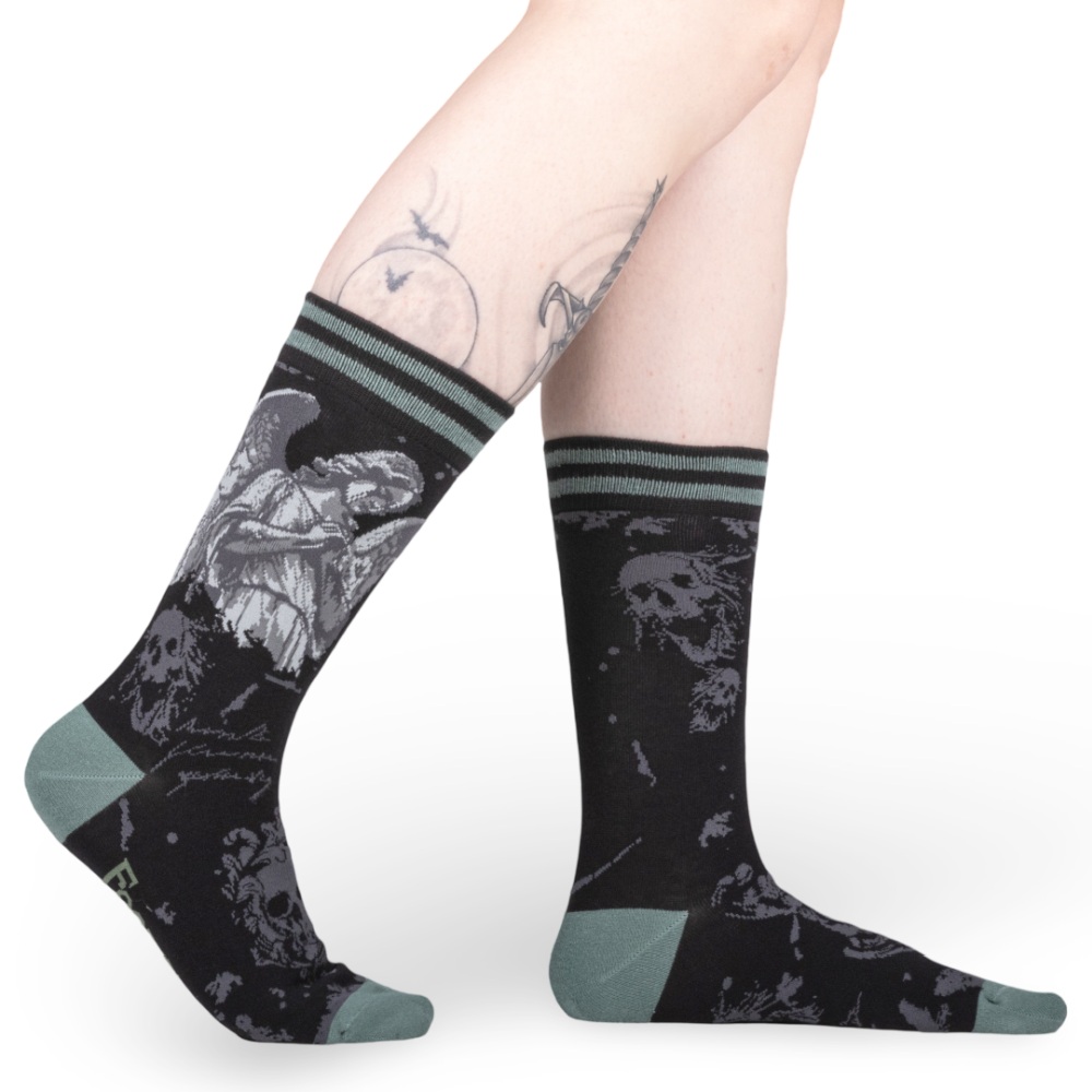 Footclothes - Nocturnal - Fallen Angel Chaussettes - Noir
